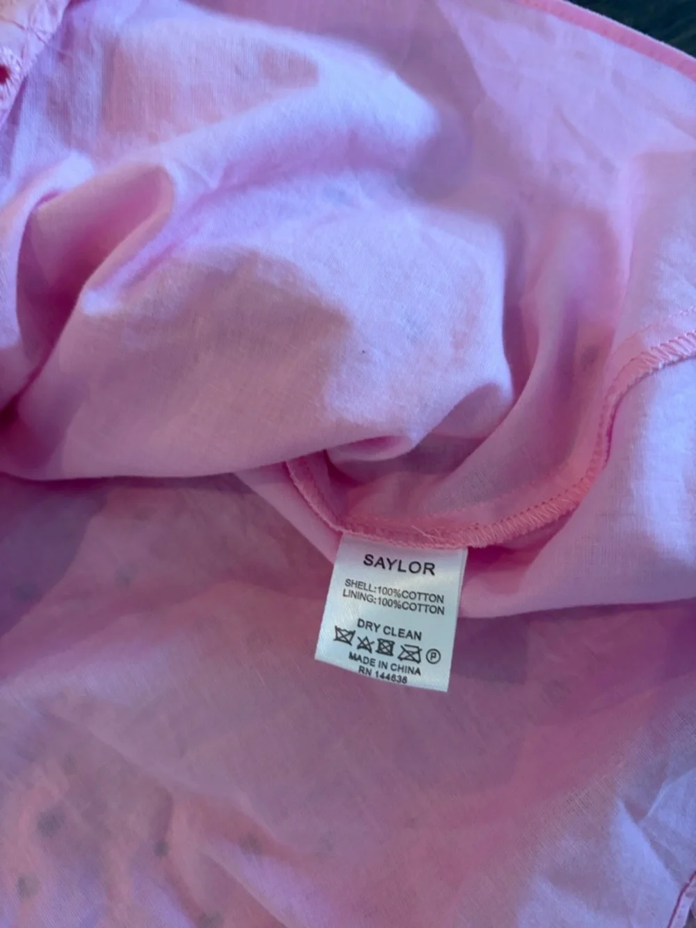 New With Tags Saylor Miriam Eyelet Dress Sz M - Picture 10 of 11